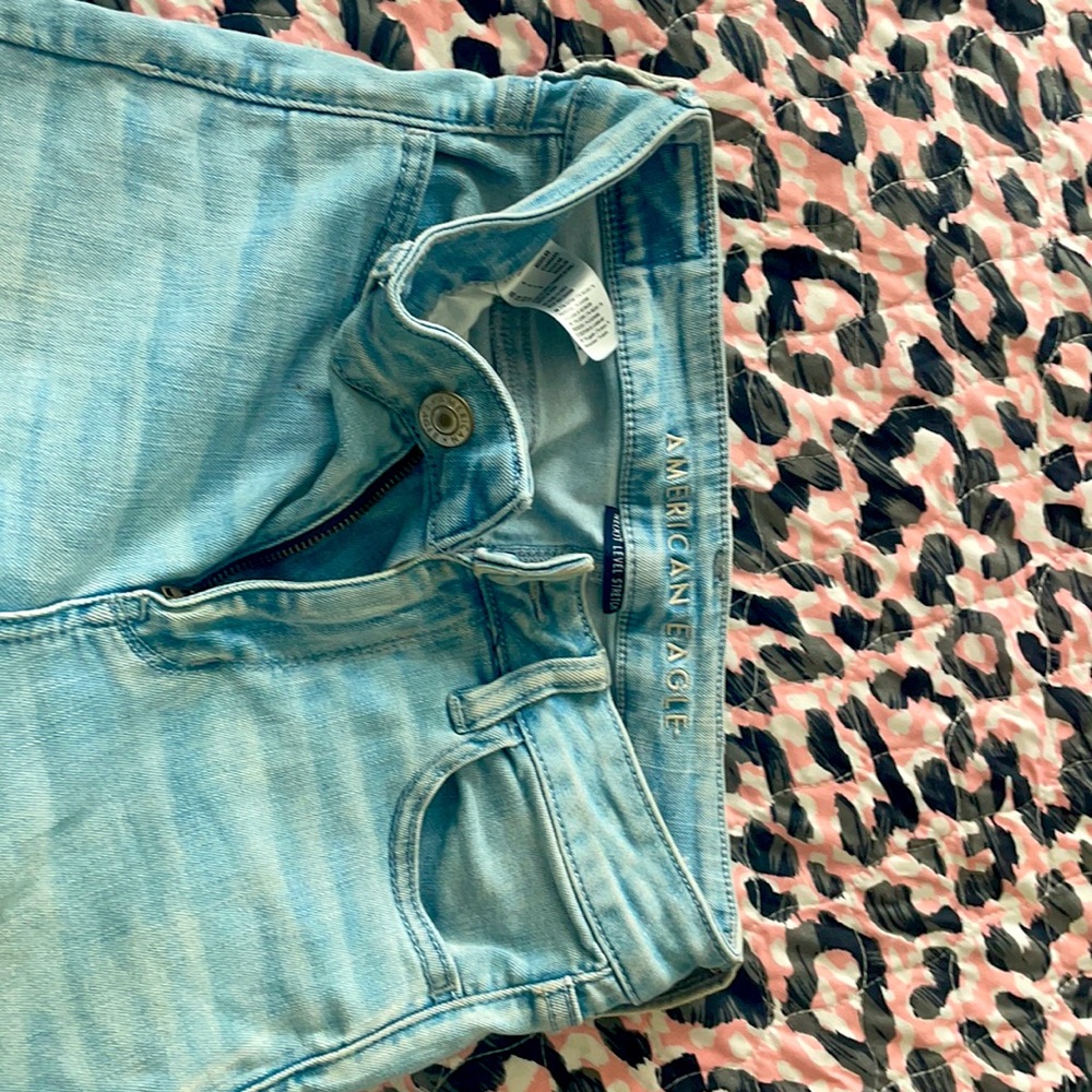American Eagle High Waisted Jegging Skinny Fit Jeans